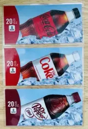 Vendo 721 - Vending Machine Drink Labels "Diet" Flavor Strips - 3.59" x 1.75"