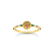 Buy Ring with palm tree and colourful stones by Thomas Sabo online - THOMAS SABO Australia