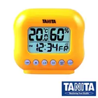 在飛比找momo購物網優惠-【TANITA】電子式溫溼度計mini型-橘色(TT-532