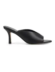 [Siren] Mabel Point Toe Mules in Black
