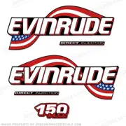 Fits Evinrude 150hp HO Flag Series Decals