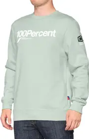 100 Percent Manifesto, sweatshirt , color: Light Green/White , size: XL