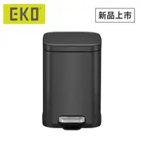 在飛比找蝦皮商城優惠-EKO 黛拉靜音垃圾桶 12L/亞光黑 【HOME WORK