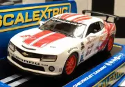 SCALEXTRIC CHEVROLET CAMARO GT-R STEVENSON MS WITH LIGHTS DPR READY 1/32 C3289