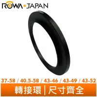 在飛比找蝦皮商城優惠-【ROWA 樂華】轉接環 鏡頭 濾鏡 37-58 40.5-