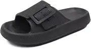[SincereWay] Women Pillow Sandals with Soft Thick Sole Non-slip Bathroom Shower Sandals Soft Cushioned Thick Sole Slippers