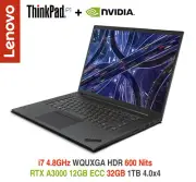 ThinkPad P1 i7 4.8GHz nVIDIA RTX A3000 WQUXGA HDR 32GB 1TB 3Y Premier Warranty