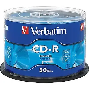 【台灣製造】10片-Verbatim威寶藍鳯凰CD-R 52X 700MB空白燒錄光碟片白金片