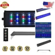 Dimmable Full Spectrum LED Aquarium Light 30 In with Touch Control & Auto Timer