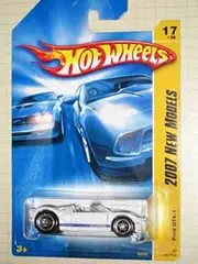 2007 New Models -#17 Ford GTX-1 White #2007-17 Collectible Collector Car Mattel Hot Wheels 1:64 Scale
