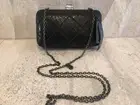 Marciano GUESS Shayna Beaded Minaudiere Evening Bag Purse Clutch metallic Black