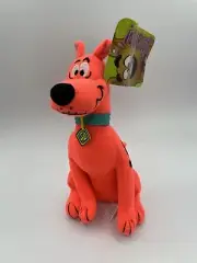 Scooby-Doo Plush Scooby Fluorescent Neon Orange Pink Color Toy Factory 2016 Zap