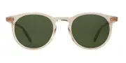Garrett Leight CARLTON SUN BIO BGECR/BIO GRN Men's Sunglasses Brown Size 47