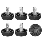 Adjustable Furniture Levelers, 6Pcs M8x10mm Furniture Leveling Leg Screw in