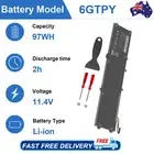 6GTPY Battery for Dell XPS 15 9560 9570 7590 Precision 5510 5520 5041C 97Wh NEW