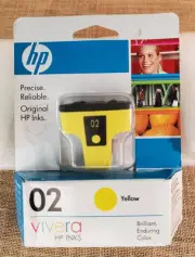 Geuine HP Vivera 02 Yellow For HP Photosmart