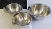 Stainless steel mixing bowl set (measuring bowls)