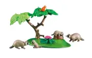 Playmobil Add-On 6317 Raccoon Family With Tree