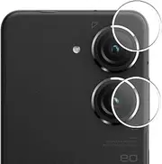 [puccy] 2 Pack Camera Lens Protector Film, compatible with ASUS Zenfone 9 TPU Camera Sticker （ Not Tempered Glass/Not Front Screen Protectors ）