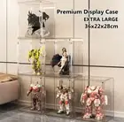 Premium Transparent Stackable Display Case Boxes Storage Sneaker Shoes lego