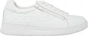 [Hush Puppies] Womens Spin White Ladies Sneakers Casual Lace Up Shoes 10 White/White