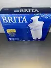 Brita Stream Pitcher Water Filter -Gray, Pack of 3 New
