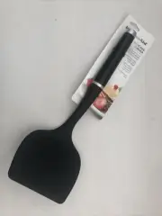 New KitchenAid Wide Glossy Black Pancake Omelette Turner (4 1/2 inches wide)