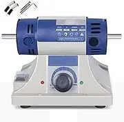 Mini Table Saw Rock Lapidary Polisher, Table Saw Jewelry Making Polisher, Adjustable Variable Speed Bench Lathe Rock Saw Lapidary Polisher Buffer for Jewelry, Wood, Amber, Metal, Jade