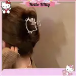 閃鑽HELLOKITTY抓夾  KITTY貓水鑽鯊魚夾 髮夾子後腦勺髮飾