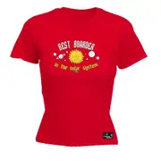 Powder Monkeez Best Boarder In The Solar System - Funny Novelty Womens T-Shirt T Shirt Tshirt