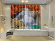 Trees Floating Water 3D Curtain Blockout Photo Printing Curtains Drape Fabric