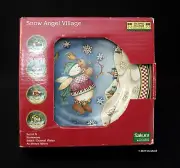 Debbie Mumm by Sakura - Snow Angel Village - Salad/Dessert Plates - NEW!!