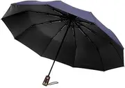 [WICRFYHD] Folding Umbrella Portable Fully Automatic Sun Umbrellas, High-Grade Handle Auto Open Close Travel Business Umbrella for Women Men