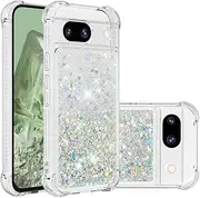 Case for Google Pixel 8a, Lovely Elegant Bling Quicksand Sparkle Shiny Glitters Premium Fashion Shockproof Cover Case for Google Pixel 8a-Color#9