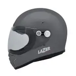 LAZER 安全帽 MX-5 素色 水泥灰 內墨片 排齒插扣 內襯全可拆 比利時品牌 全罩 進口帽