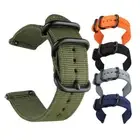22mm For Suunto 9 Peak / Suunto 5 Peak Nylon Watch Band Canvas Strap
