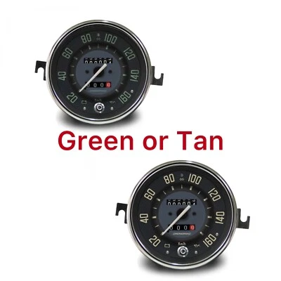 Speedometer Plus Cluster Panel Gauge VW Bug Beetle Volkswagen all Years 160KM