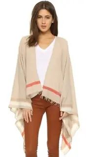 Rag & Bone 159720 Woman's ' Addie Wool Poncho Size 1
