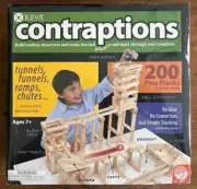 NEW Keva Contraptions 200 Pine Planks Wooden Block Construction Set MindWare
