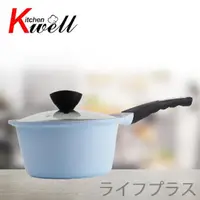 在飛比找momo購物網優惠-韓國Kitchenwell陶瓷不沾單把湯鍋-18cm-1支(