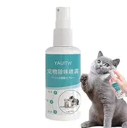 Dog Spray Deodorizer Perfume - 100ml Pet Odor Eliminator Spray - Refreshing Cat Grooming Perfume, Cat Conditioner Scent Long-Lasting For Carpet Furniture