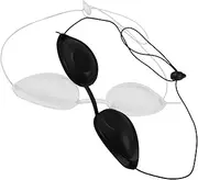 Healeved 2pcs Beauty Equipment Mask Eyemask Shades Beauty Mask Protector Protection Shades Protection Mask Bed Protection Safety Glasses Plastic