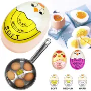 Cartoon Egg Timer Color Changing Indicators Boil Eggs Thermometer Boiled Tool