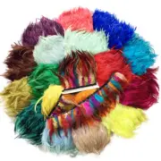 1/10 Meter 8-12cm CockFeathers Trim Cloth Sideband Rooster Tail Marabou Pheasant