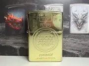 Vintage 2022 Gold Zippo Lighter – Lucky Strike Edition – Collectible & Rare