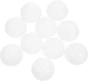 TEMPNAP 10pcs Makeup Mirror Light Covers Replacement Globes Pc Material Resistant Easy Install Bulb Shades for Vanity Lights