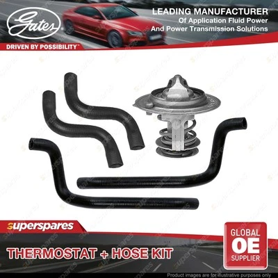 Gates Thermostat + Radiator Hose Heater Hose for Hyundai Elantra XD 00-02 Auto (for: Hyundai)