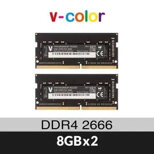v-color 全何 16GB (8GBx2) DDR4 2666MHz Apple 專用筆記型記憶體