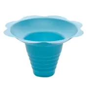 250MLS - SHAVED ICE SNO 1000 Pack Snow Cone Flower Cups in 4 x MIXED COLOURS