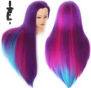Training Head 26" Mannequin Head Hair Styling Manikin Cosmetology Doll Head S...